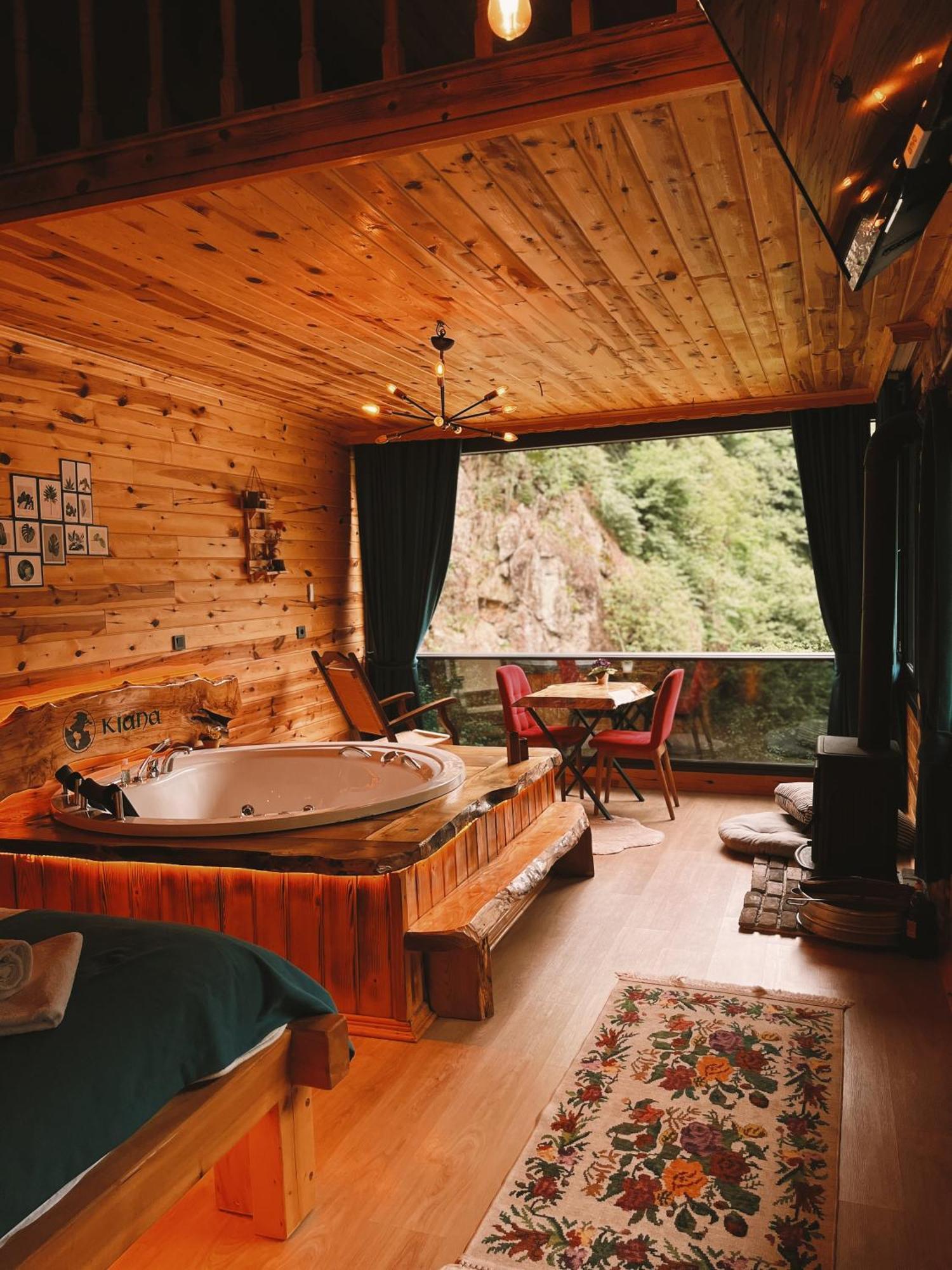Kiana Bungalov Bed & Breakfast Ardesen Ruang foto